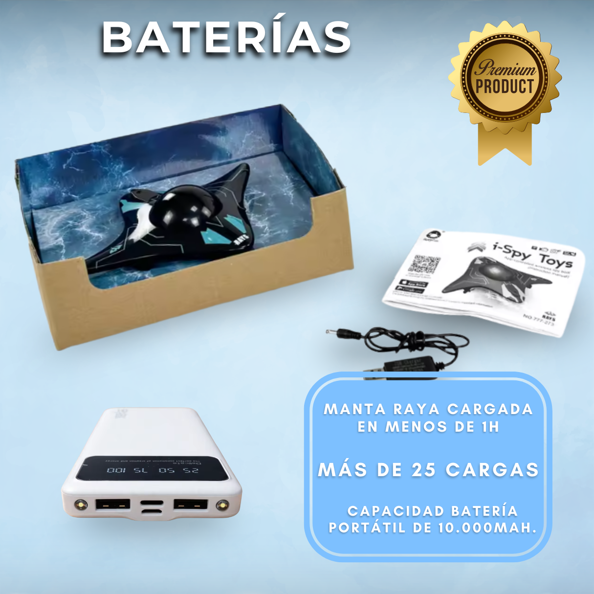 Manta Raya de Exploración HD